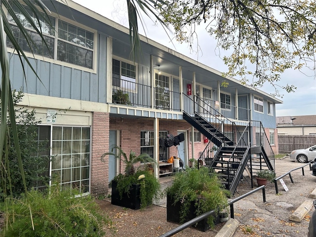 view of rear view of property