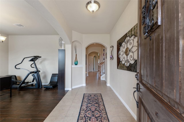 view of foyer entrance