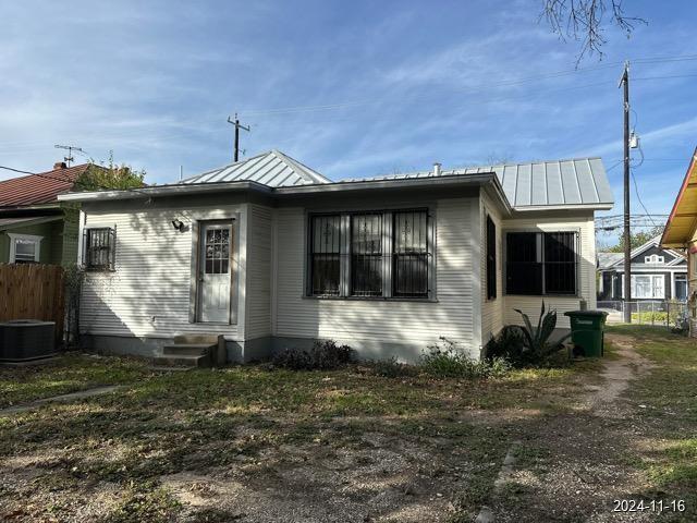 view of rear view of property