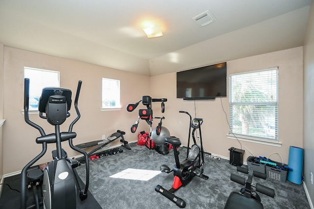 view of workout room