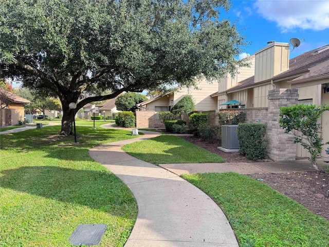 surrounding community featuring a lawn