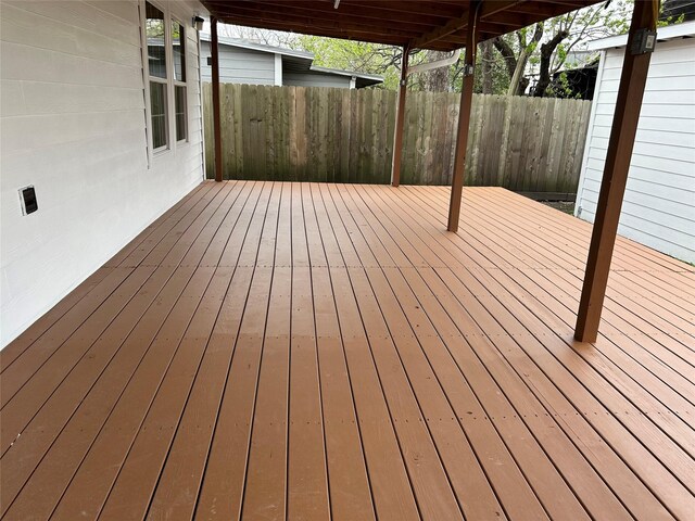 view of deck