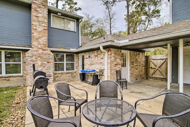 view of patio