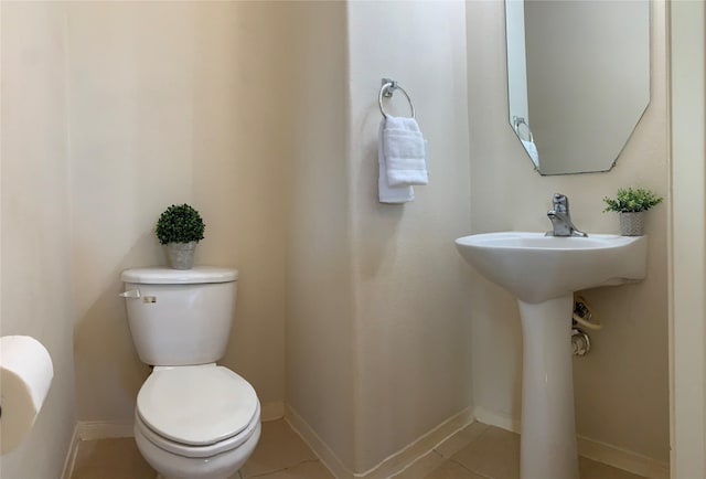 bathroom featuring toilet