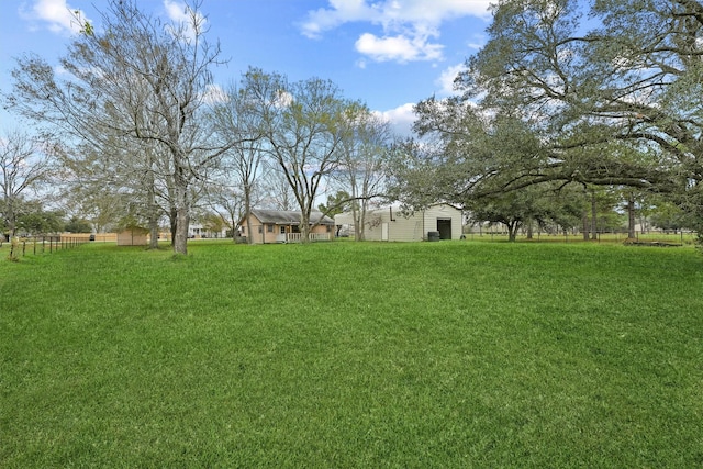 view of yard