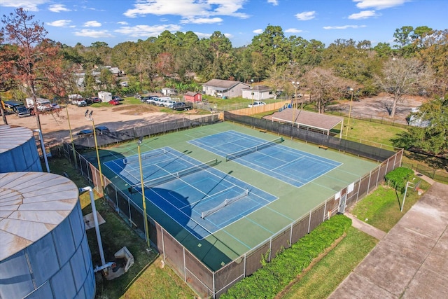 view of sport court