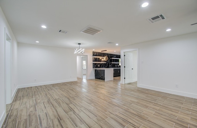 view of unfurnished living room