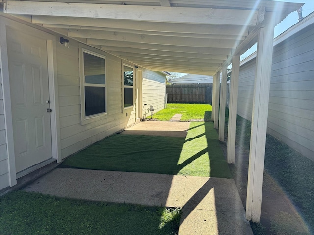 view of patio