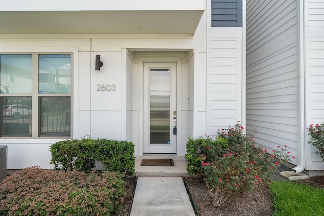 view of entrance to property