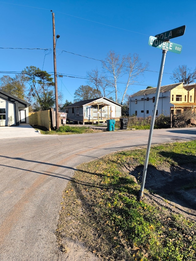 view of road