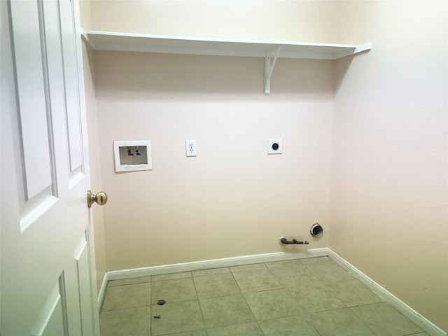 laundry room with washer hookup, electric dryer hookup, and gas dryer hookup