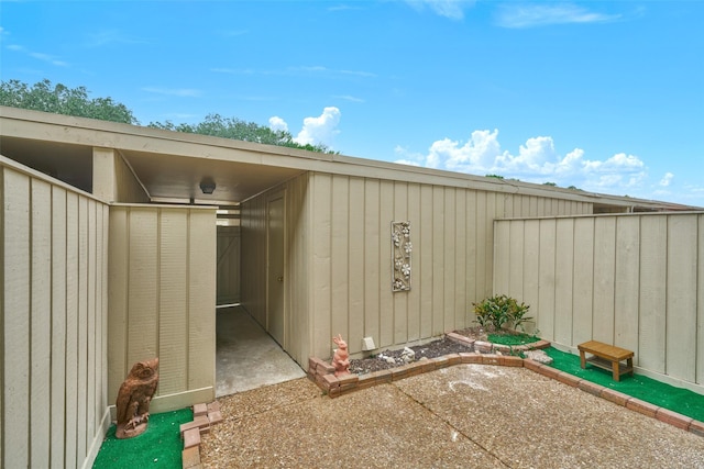 view of outbuilding