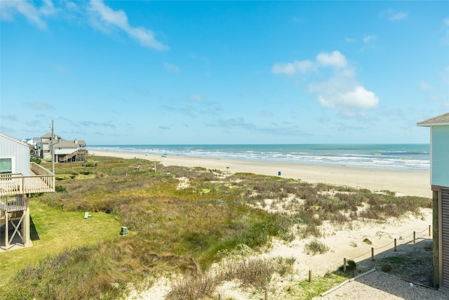 water view featuring a view of the beach