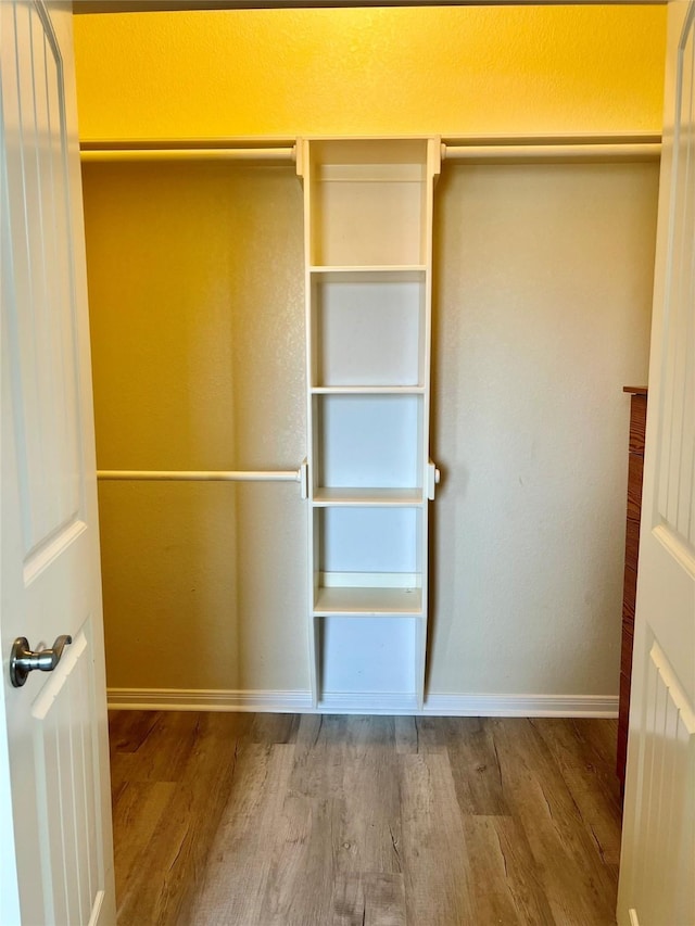 view of closet