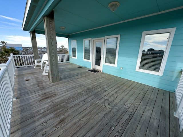 view of deck