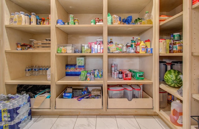 view of pantry