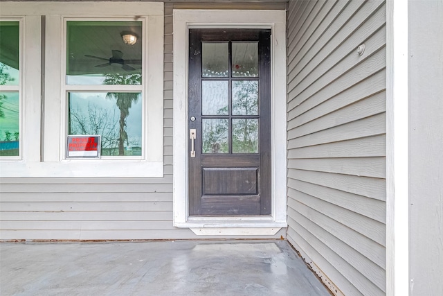 view of entrance to property