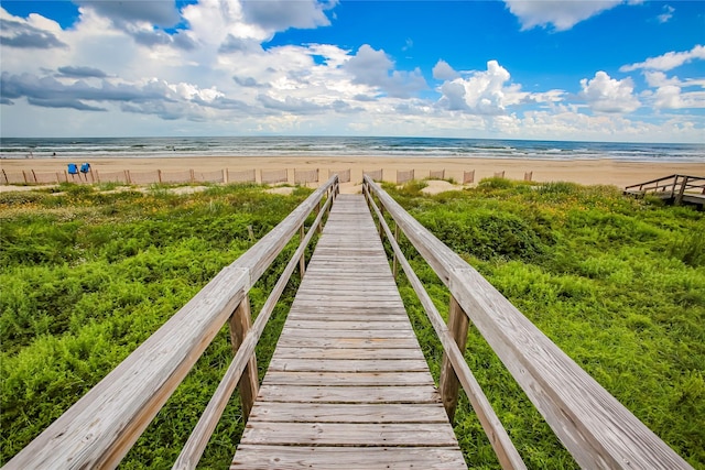 103 Southwind Dr, Surfside Beach, TX 77541 - view of home's community with view of water and beach