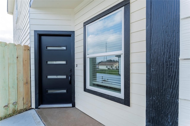 view of property entrance