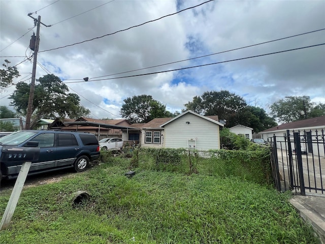 view of front of home