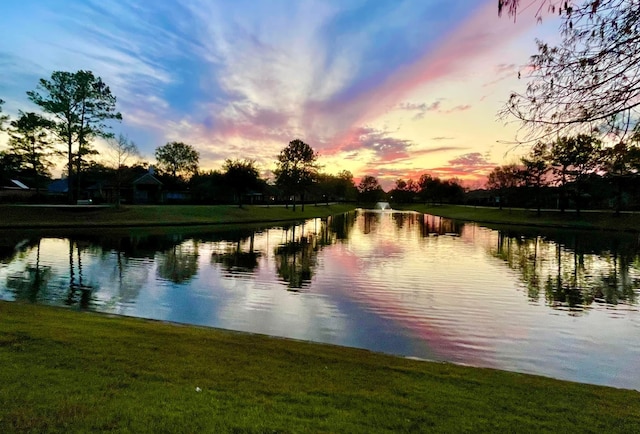 property view of water