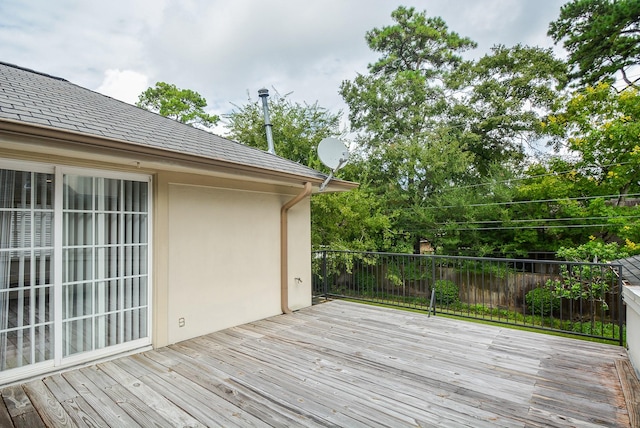 view of deck