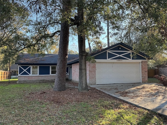 ranch-style house with a garage