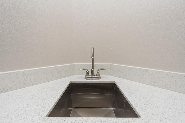 interior details with sink