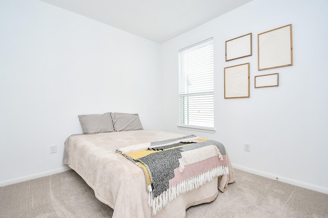 bedroom with carpet floors