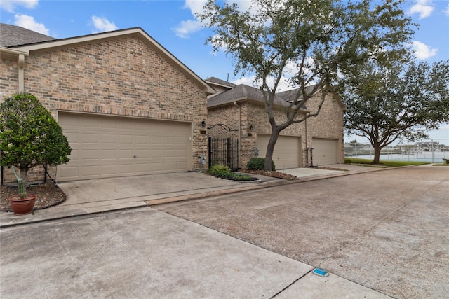 front facade featuring a garage