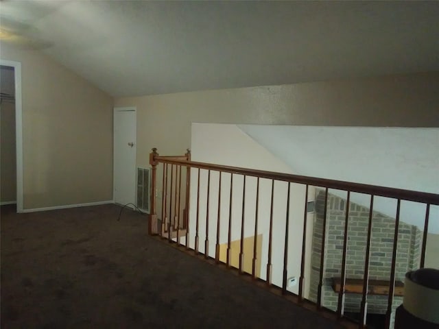 bonus room featuring vaulted ceiling