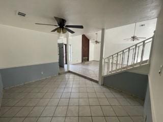 view of tiled spare room