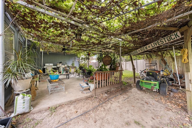 view of patio