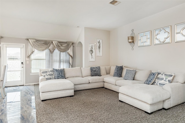 view of living room