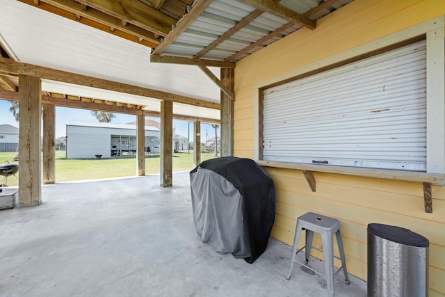 view of patio / terrace with grilling area