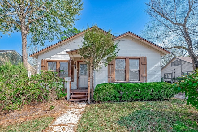 view of bungalow-style home