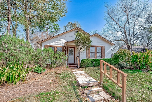 view of bungalow-style home