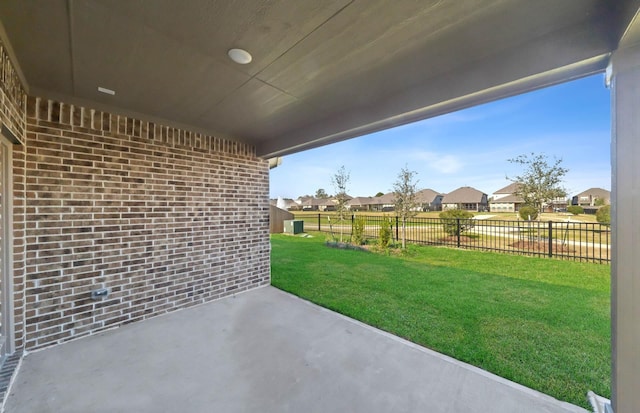 view of patio / terrace featuring central AC