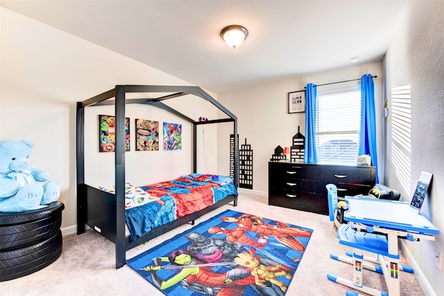 bedroom featuring carpet flooring