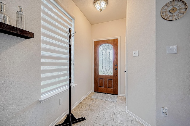 view of foyer entrance