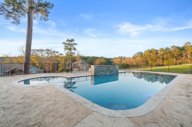 view of pool