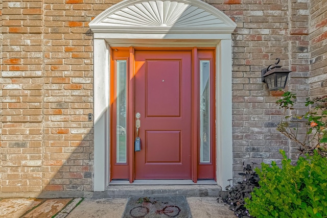 view of exterior entry