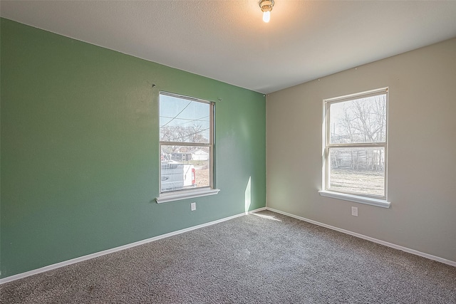 empty room with carpet floors