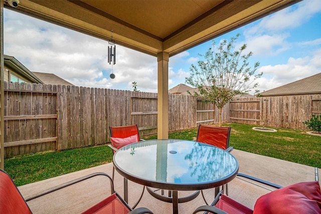 view of patio