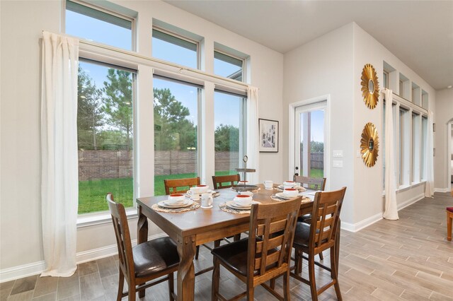 view of dining room