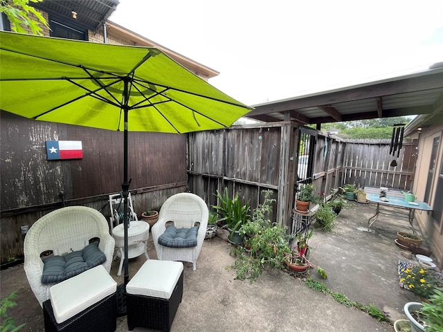 view of patio / terrace