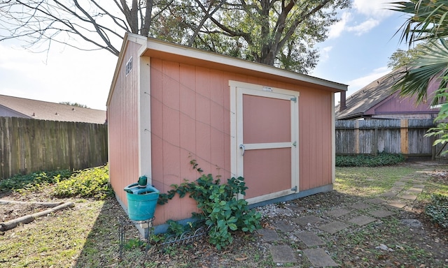 view of outdoor structure