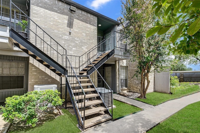 view of property exterior featuring cooling unit