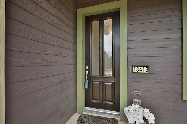 view of entrance to property