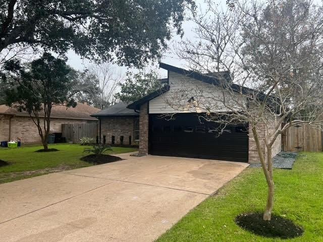 view of home's exterior with a yard